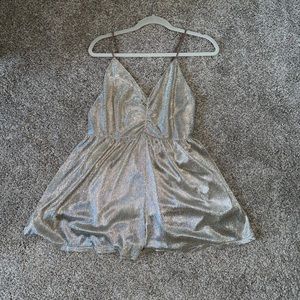 Urban Outfitters Gold Romper